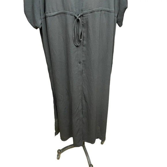 Torrid‎ Maxi Crinkle Coverup Shirt Dress Plus Size 4X - Picture 6 of 11
